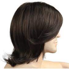 Men fluffy long hair wig